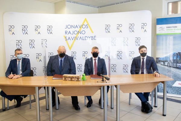 Jonava perka naują elektrinį autobusą