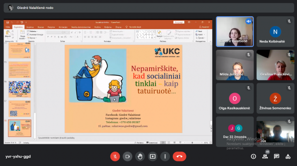 Nepamokinė ugdomoji veikla „Profesija iš arčiau“
