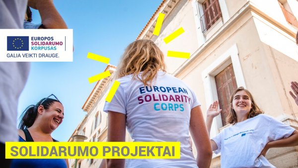 Balandžio 24-oji – Tarptautinė jaunimo solidarumo diena. Kviečiame registruotis į mokymus