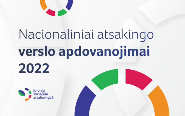 Nacionaliniai atsakingo verslo apdovanojimai 2022: įmonės kviečiamos teikti paraiškas