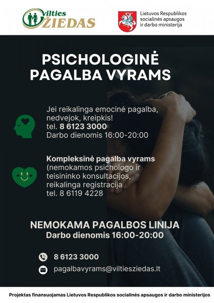 Psichologinė pagalba vyrams