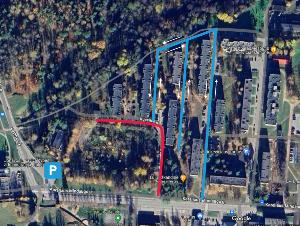 Rukloje bus tvarkoma Rupeikio gatvė, remontuojamas kiemas
