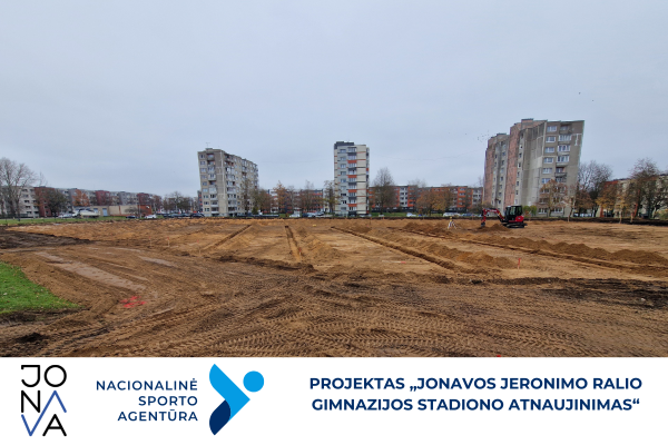 Projektas „Jonavos Jeronimo Ralio gimnazijos stadiono atnaujinimas“