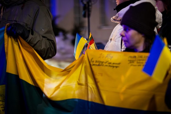 Jonavoje paminėtos ketvirtosios karo Ukrainoje metinės