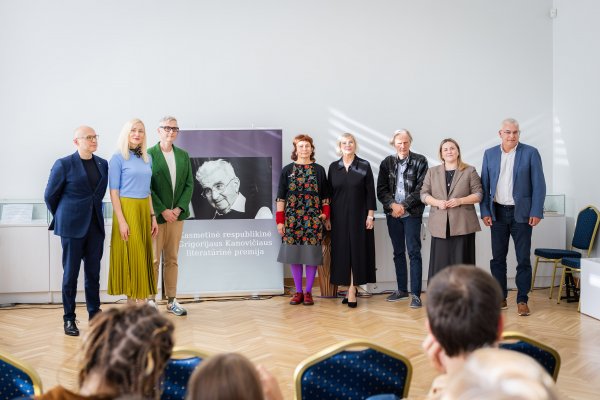 Jonavoje dešimtąjį kartą įteikta Grigorijaus Kanovičiaus literatūrinė premija